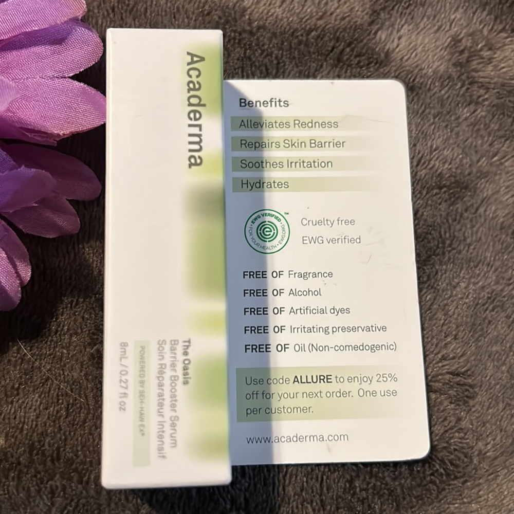 NIB ACADERMA The OasisBarrier Booster Serum 8mL/ 0.27 fl oz - Picture 2 of 5